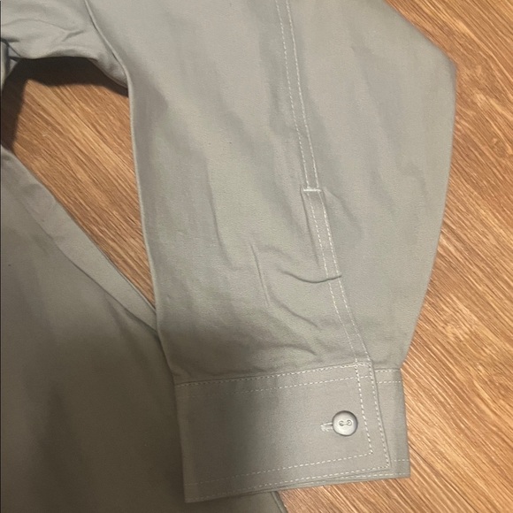 Marlboro Men's Tan rancher work Button Down Shirt vintage new size XL - Picture 5 of 6